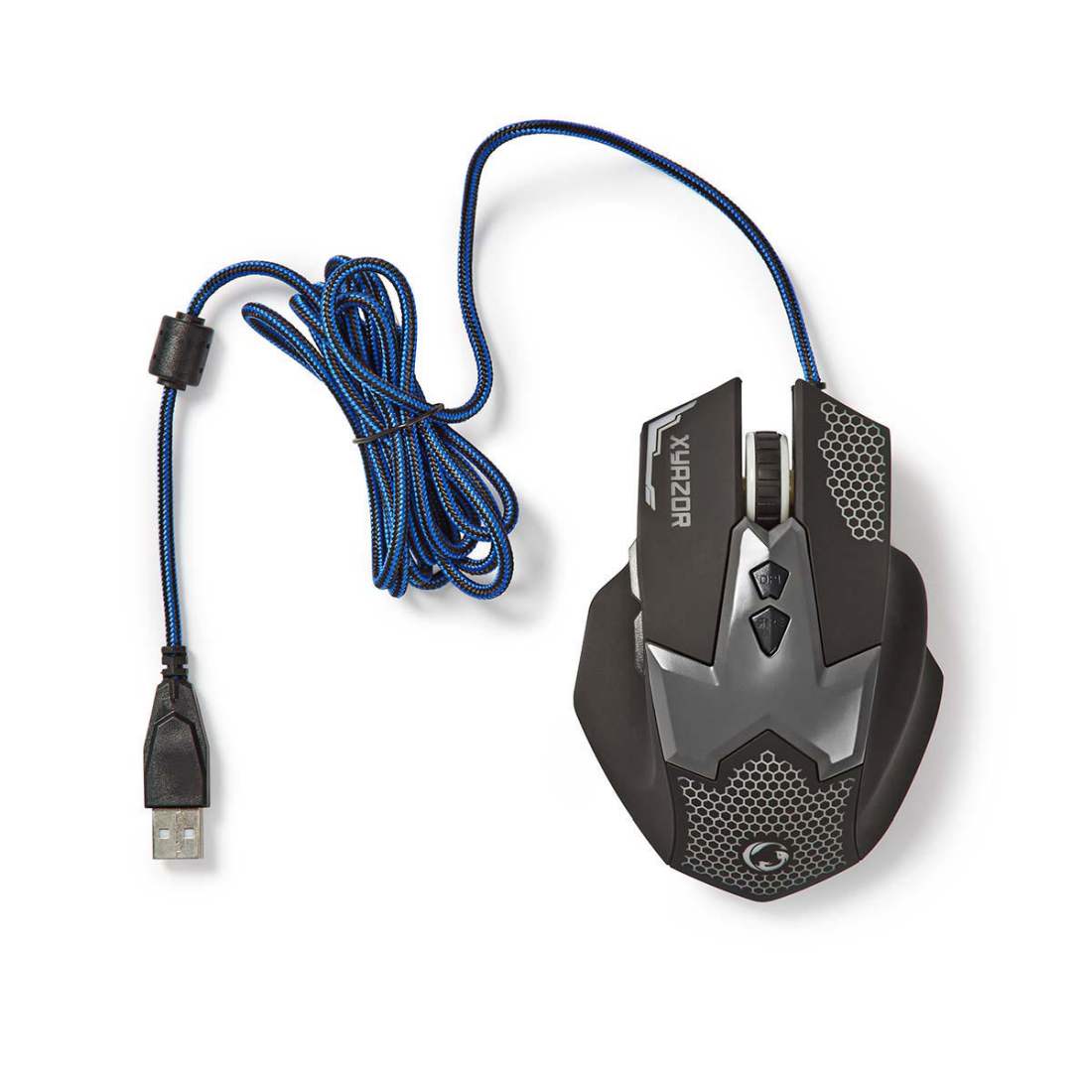 Optická herní myš GMWD200BK, černá, 7 tlačítková
