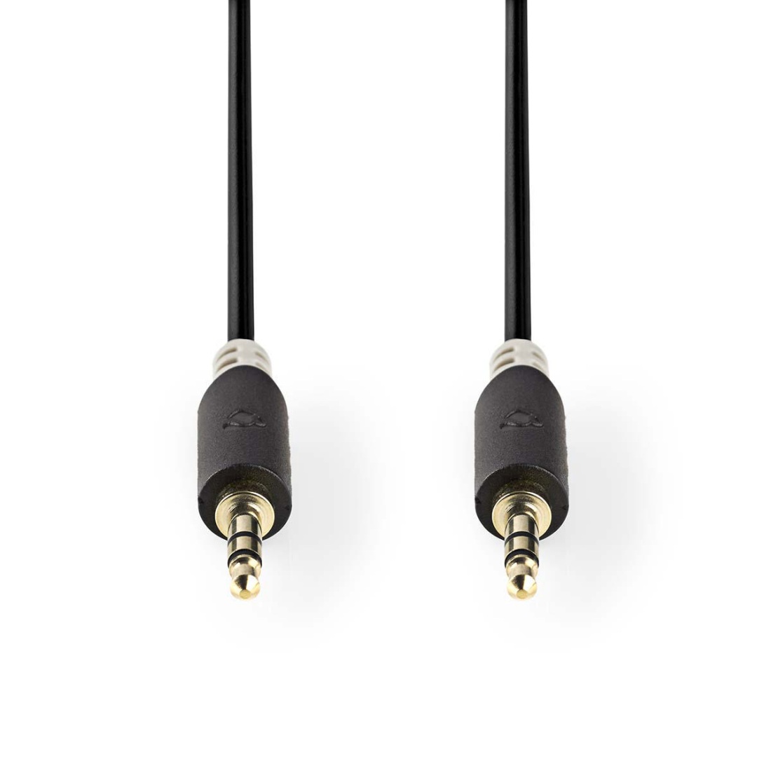 Nedis CABW22000AT20 - Stereofonní Audio Kabel | 3,5mm Zástrčka - 3,5mm Zástrčka | 2 m | Antracit