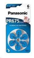 PANASONIC Zinkovzduchová baterie PR-675(44)/6LB AA 1,2V (Blistr 4ks)