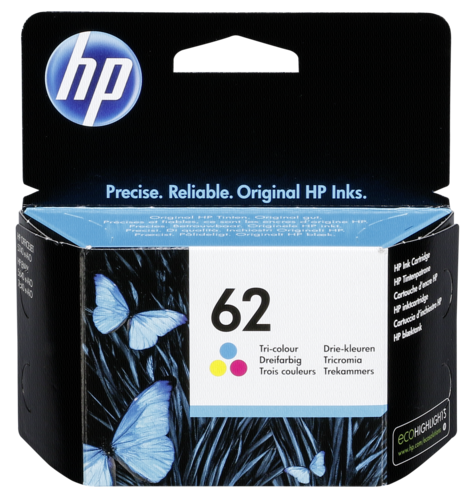 HP C2P06A - originální HP cartridge 62/ CMY/ 4,5ml