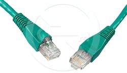 SOLARIX patch kabel CAT6 UTP PVC 3m zelený snag-proof