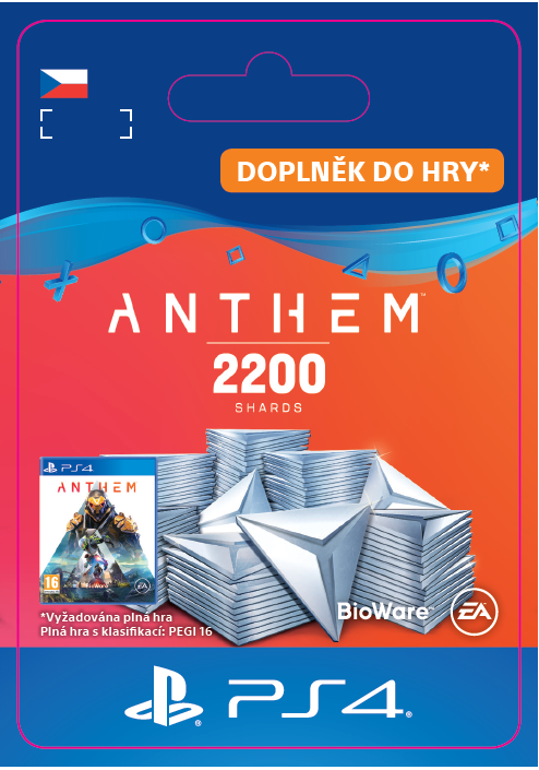 ESD CZ PS4 - Anthem™ 2200 Shards Pack