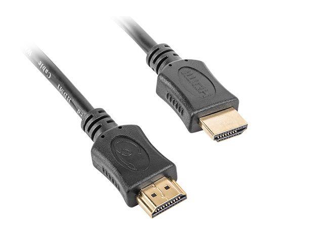 Gembird kabel HDMI High speed (M - M), série Select, Ethernet, pozlacené konektory, 0,5 m, černý