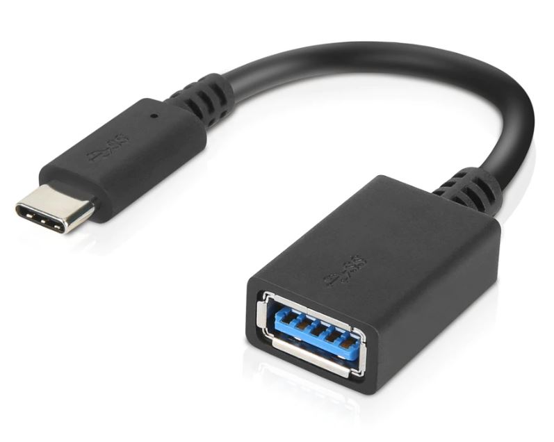 Lenovo USB-C to USB-A Adapter , 4X90Q59481
