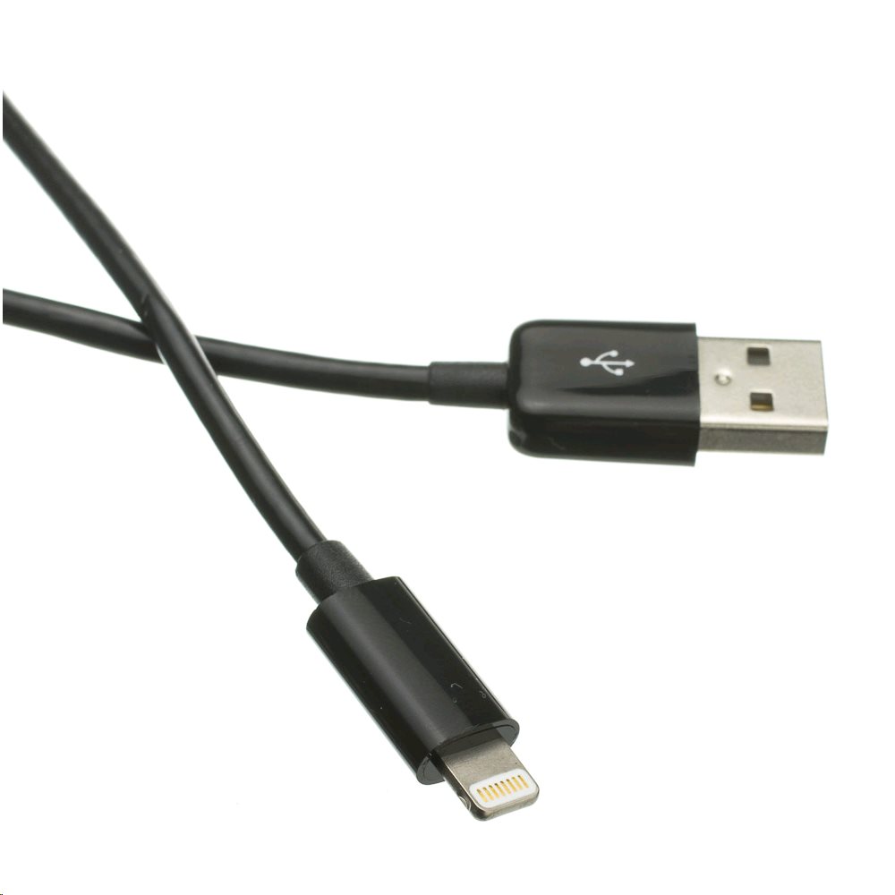 C-TECH USB 2.0 Lightning (IP5 a vyšší) nabíjecí a synchronizační kabel, 1m