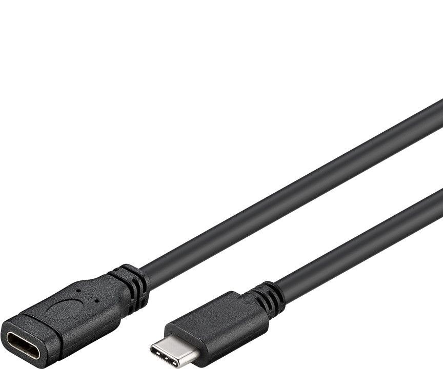 PREMIUMCORD USB- C prodlužovací kabel (USB 3.1 generation 1), C/M - C/F, 2m