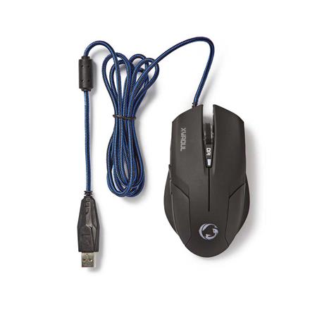 Optická herní myš GMWD100BK, černá, 6 tlačítková