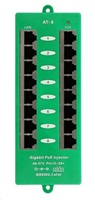 POE injektor aktivní - 8x 1Gb/s, stíněný, svorkovnice, 802.3af/at