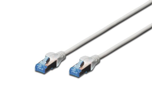 Digitus CAT 5e SF-UTP patch cable, PVC AWG 26/7, length 1 m, color grey