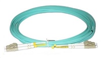 Duplexní patch kabel MM 50/125, OM3, LC-LC, LS0H, 15m