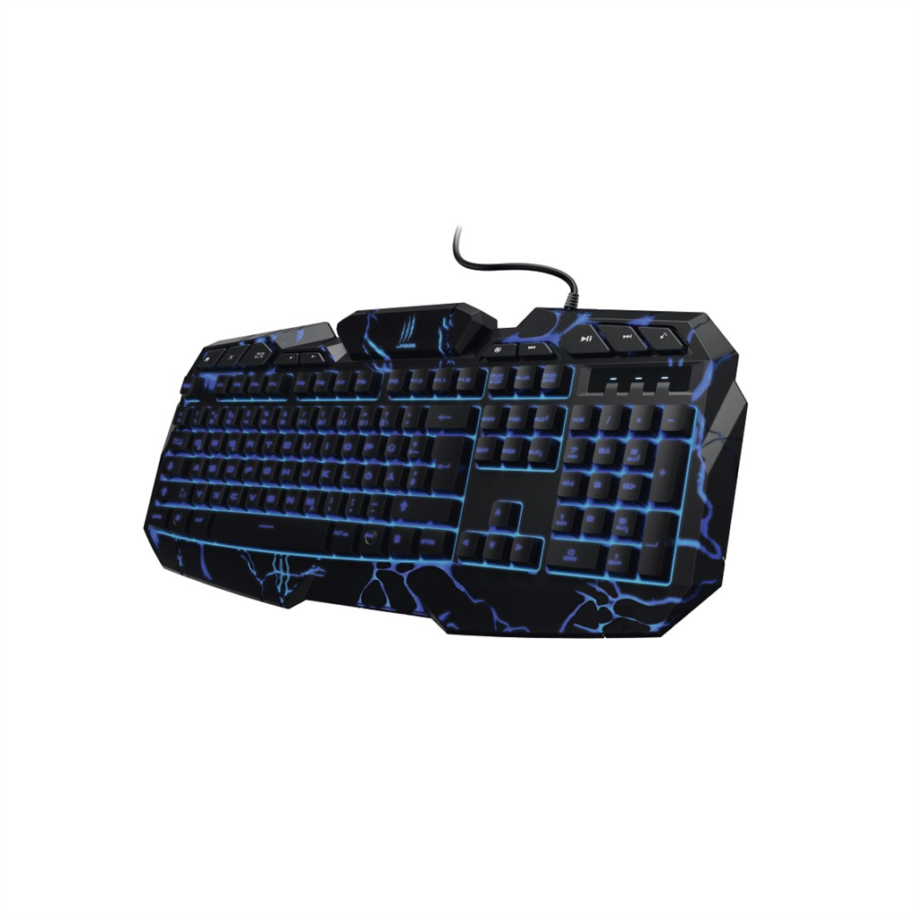 HAMA uRage gamingová klávesnice Illuminated2/ drátová/ podsvícená/ USB/ CZ+SK/ černá