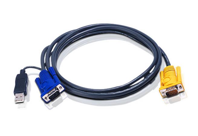 Aten 2L-5205UP ATEN 5M USB KVM Cable with 3 in 1 SPHD and built-in PS/2 to USB converte