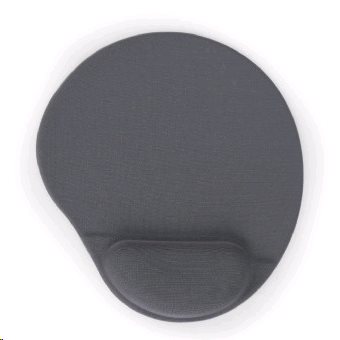 GEMBIRD Gel mouse pad with wrist support, grey MP-GEL-GR GEMBIRD Podložka pod myš ERGO gelová MAXI, šedá