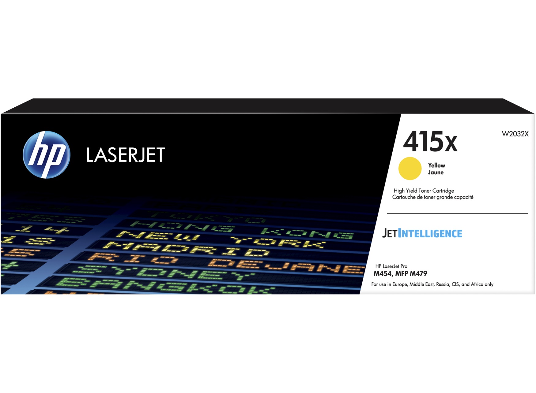 HP 415X Yellow LaserJet Toner Cartridge (6,000 pages)