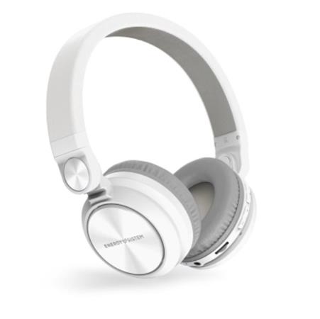 Energy Sistem Headphones BT Urban 2 Radio White, Bluetooth sluchátka s vestavěným FM rádiem a microSD MP3 přehrávačem