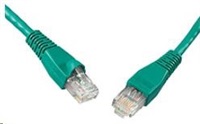 Solarix Patch kabel CAT5E UTP PVC 1m zelený snag-proof C5E-114GR-1MB