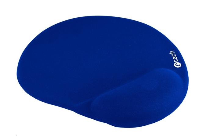 Podložka pod myš gelová C-TECH MPG-03, modrá, 240x220mm (MPG-03B) C-TECH Podložka pod myš gelová MPG-03, modrá, 240x220mm