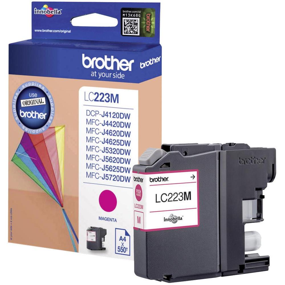 BROTHER inkoustová náplň LC-223M/ Purpurová/ 550 stran