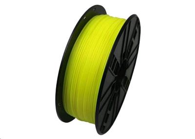 GEMBIRD Tisková struna (filament) PLA, 1,75mm, 1kg, fluorescenční žlutá