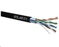 Solarix Kabel SXKD-5E-FTP-PE drát c5e venkovní, 305m