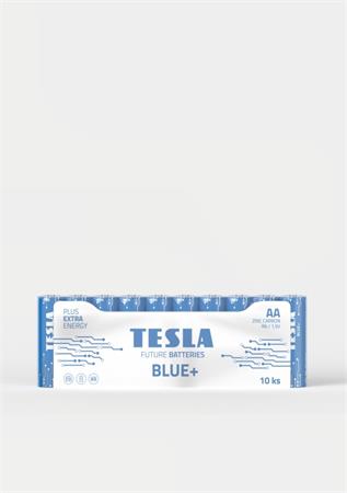 Tesla AA BLUE+ zinkouhlíková, 10 ks fólie, ND