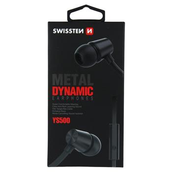 Swissten Sluchátka Earbuds Dynamic Ys500 Černé