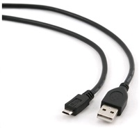 Gembird kabel Micro USB (M) na USB 2.0 (M), 1.8 m, černý