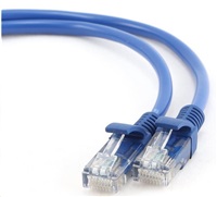 Gembird patch kabel CAT5e, UTP, 1 m, modrý
