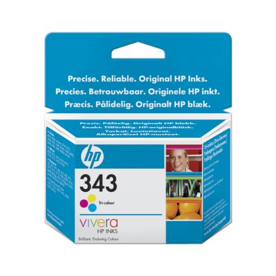 HP 343 originální inkoustová kazeta tříbarevná C8766EE HP (343) C8766EE - ink. náplň barevná, DJ 5740,6540,1510 originál