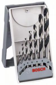 Bosch Sada spirálových vrtáků HSS PointTeQ, Mini-X-Line 2–8 mm, 7 kusů (2.608.577.347)