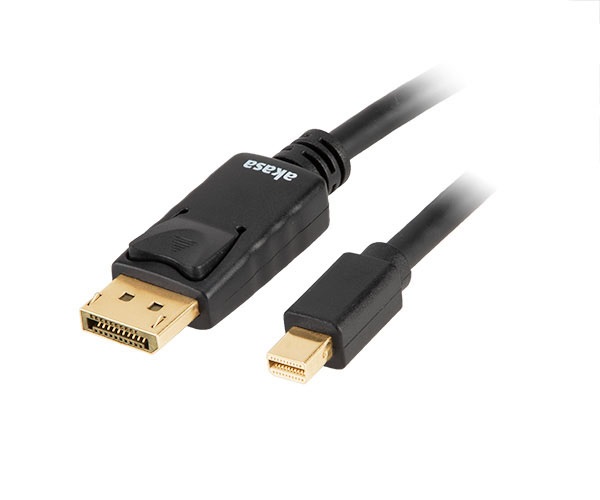 Akasa AK-CBDP22-20BK AKASA adaptér 8K Mini DisplayPort na DisplayPort kabel, v1.4, 2m
