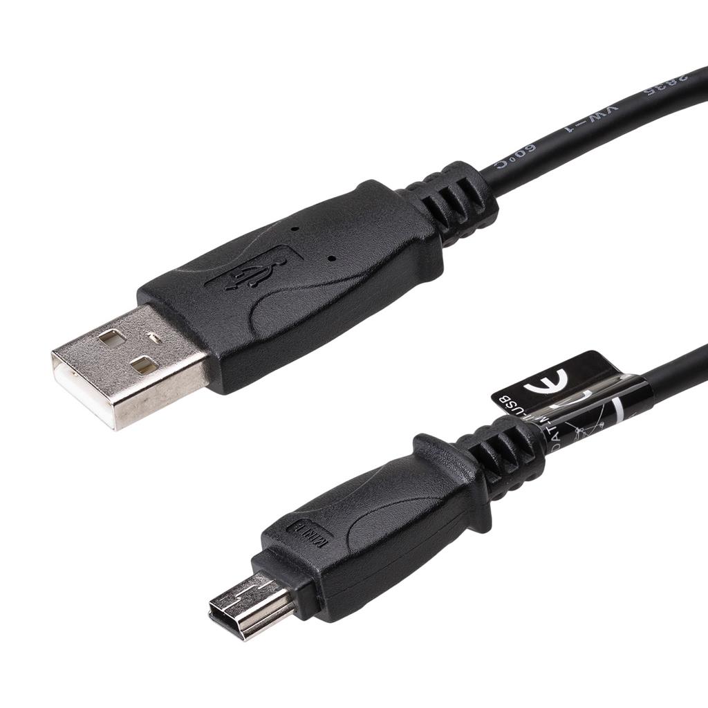 Akyga USB A-MiniB 5-pin 1.0 m/černá
