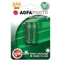 AgfaPhoto AAA 950 mAh 2ks AP-HR03950IE-2B AgfaPhoto prednabité batérie 1.2V, AAA, 950mAh, blister 2ks