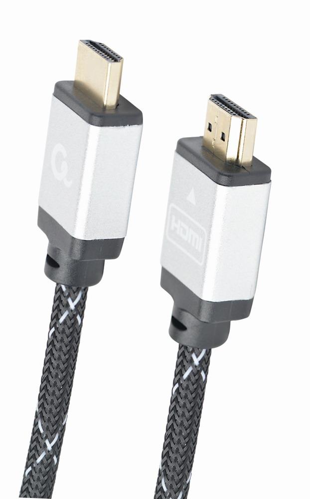 Gembird kabel HDMI High speed (M - M), série Select Plus, Ethernet, pozlacené konektory, 7.5 m