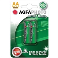 AgfaPhoto přednabité baterie AA, 1.2V 2100mAh, 2ks