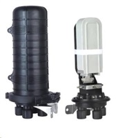 XtendLan Vodotěsná optická spojka, zemní/zeď/stožár, 96 vláken 4x12x2, 4 prostupy, matice, 415x206mm
