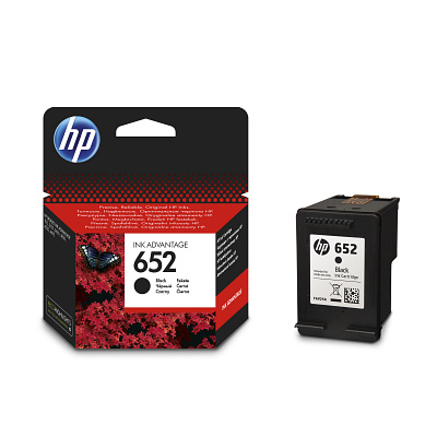 HP 652 originální inkoustová kazeta černá F6V25AE