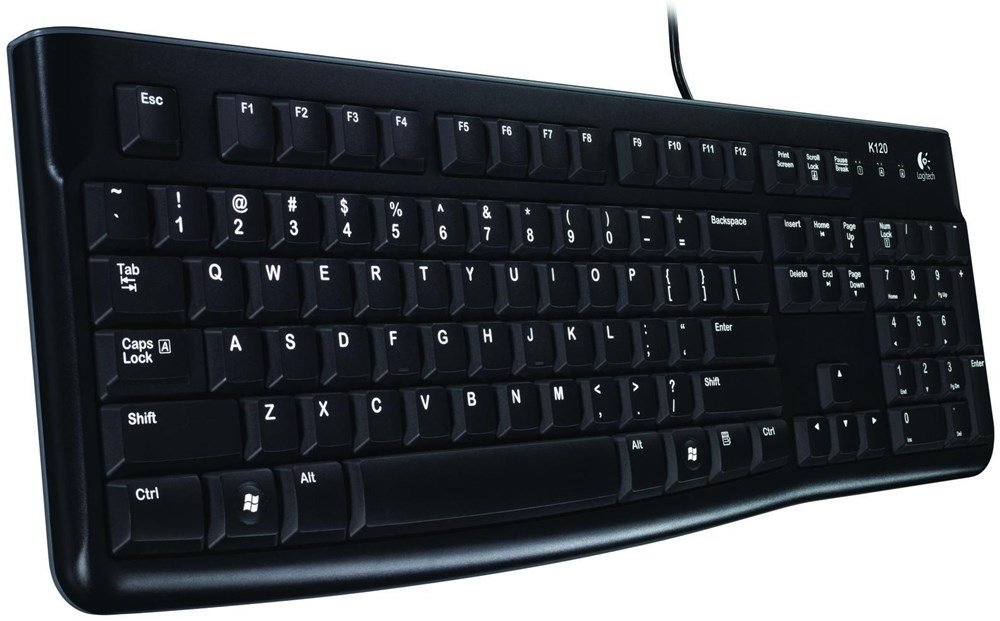 Logitech Value Keyboard, USB+PS2, CZ, bílá Nové