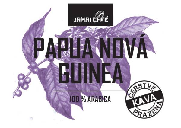 Jamai Café Pražená zrnková káva - Papua Nová Guinea (500g)