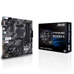 ASUS PRIME B550M-K, AM4, AMD B550, 4xDDR4, mATX