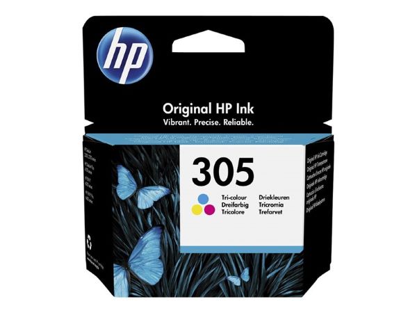 HP inkoustová kazeta 305 CMY pro DeskJet 2300, 2710, 2720, DeskJet Plus 4100