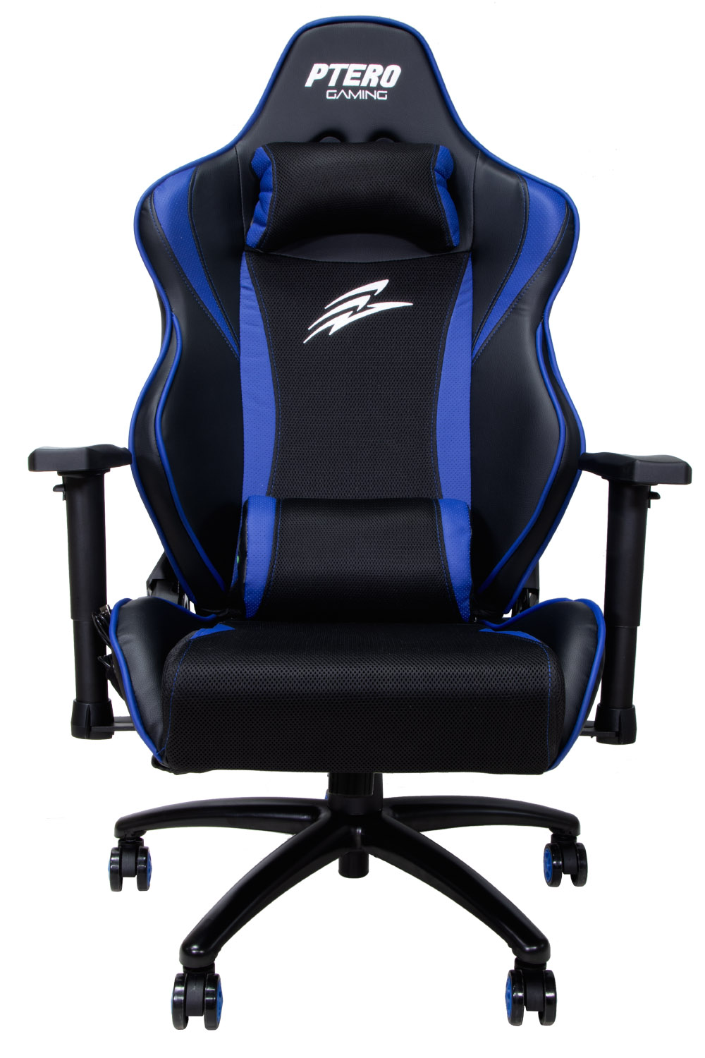 EVOLVEO masážní herní křeslo, Ptero ZX Cooled, s chladícími ventilátory, Blue
