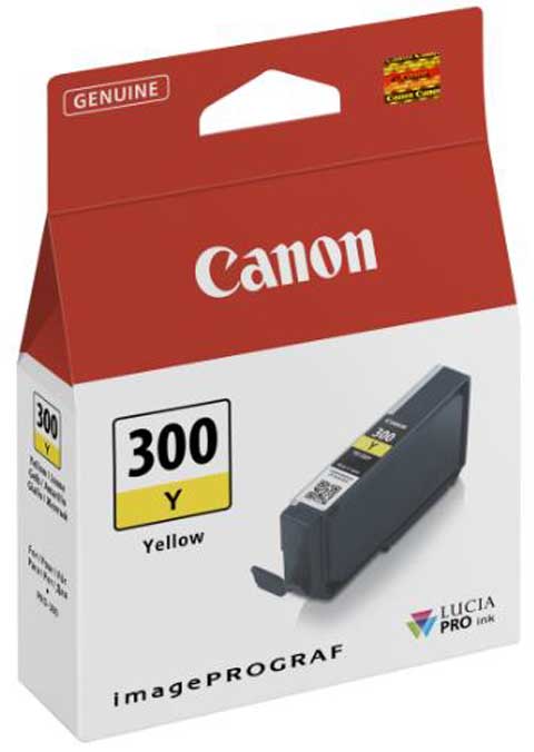 Canon CARTRIDGE PFI-300 Y žlutá pro imagePROGRAF PRO-300