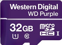 Western Digital WD MicroSDHC Class 10 32 GB WDD032G1P0C WD MicroSDHC karta 32GB Purple WDD032G1P0C Class 10, 16TBW