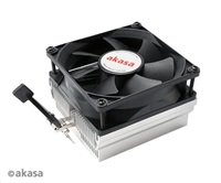 AKASA chladič CPU AK-CC1107EP01 pro AMD socket 754,939,940, AM2, low noise, 80mm PWM ventilátor