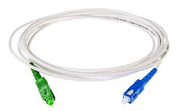 OPTIX SC/APC-SC FLEXI optický patch cord G.657B3 2mm 1m bílý simplex
