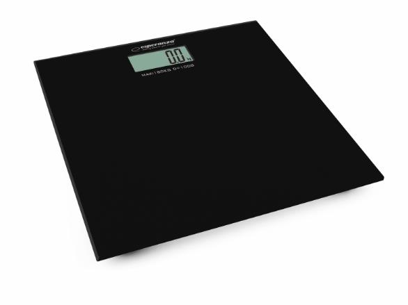 Esperanza Aerobic digitální koupelnová váha, max. 180kg, černá