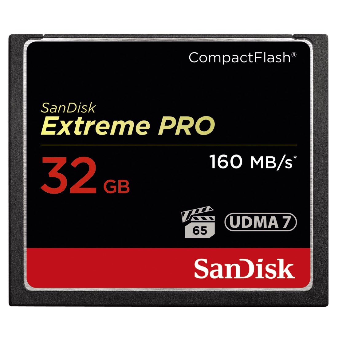 SanDisk Compact Flash Extreme karta 32GB (až 160MB/s), SDCFXPS-032G-X46