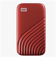 SanDisk WD My Passport SSD externí 500GB , USB-C 3.2 ,1050/1000MB/s R/W PC & Mac ,Red
