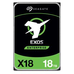 Seagate Exos X18 18TB, ST18000NM004J Seagate Exos X18 3,5" - 18TB (server) 7200rpm/SAS/256MB/512e/4kN